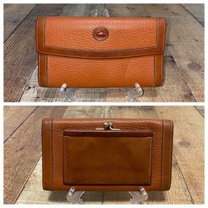 Donney & Bourke Large Wallet In Camel Brown Leather Vintage